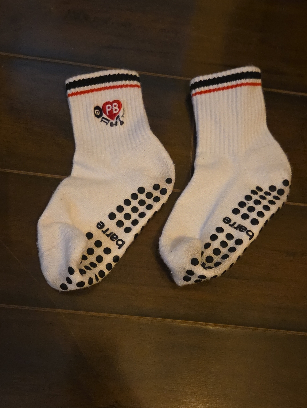 Pila Barre Pure Barre Grip Socks White